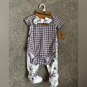 Chick Pea 3 piece baby set 6-9 months